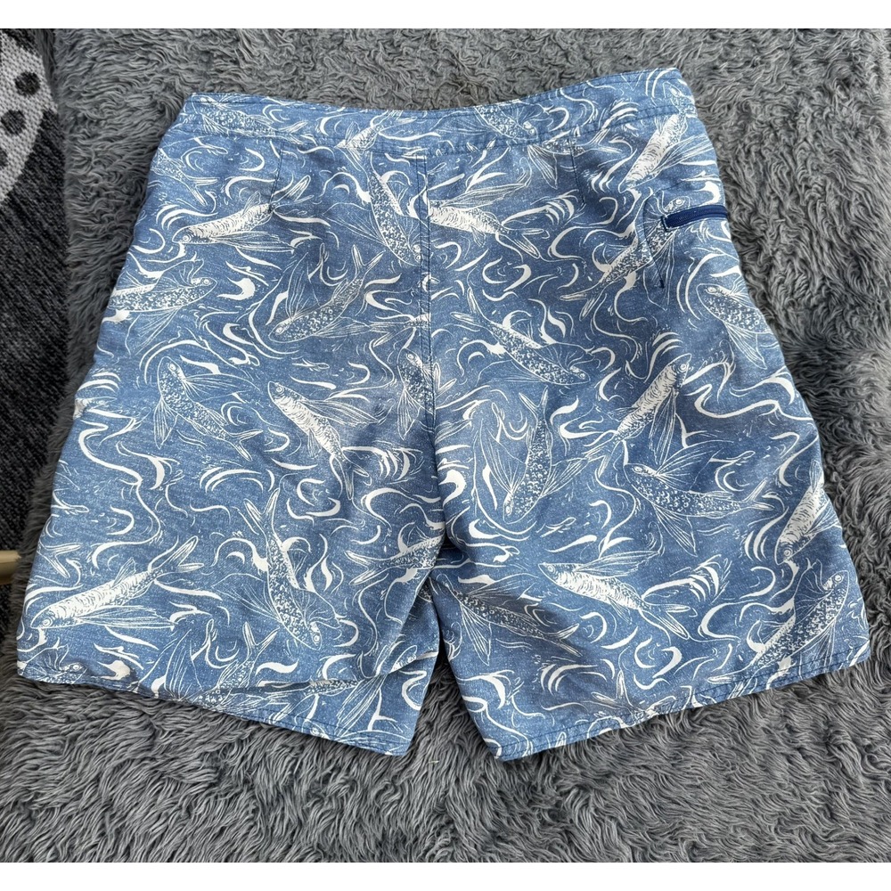 Patagonia Men's Wavefarer Boardshorts w/pockets. flying fish, Size 32, no mesh - Picture 3 of 7